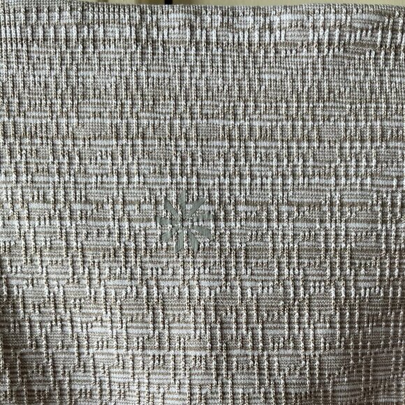 Athleta High Rise Jacquard Chaturanga Textured Leggings Grey Size Medium - Picture 13 of 14